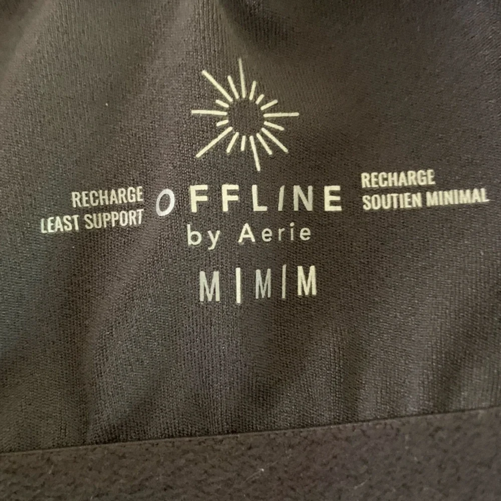 Offline by Aerie Recharge Light Support Leopard Sports Bra Sz M